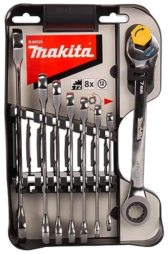 Image of Makita B-65523 8 Piece Double Ratchet Wrench Set