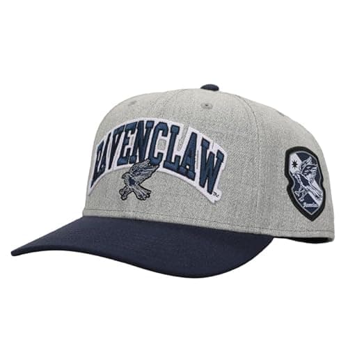 Image of Harry Potter Ravenclaw Varsity Woven Label Adult Snapback Cap Blue