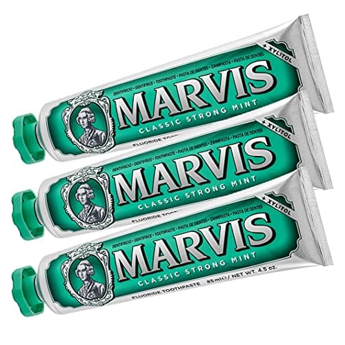 Image of Marvis Classic Toothpaste, Strong Mint (3 x 85ml)