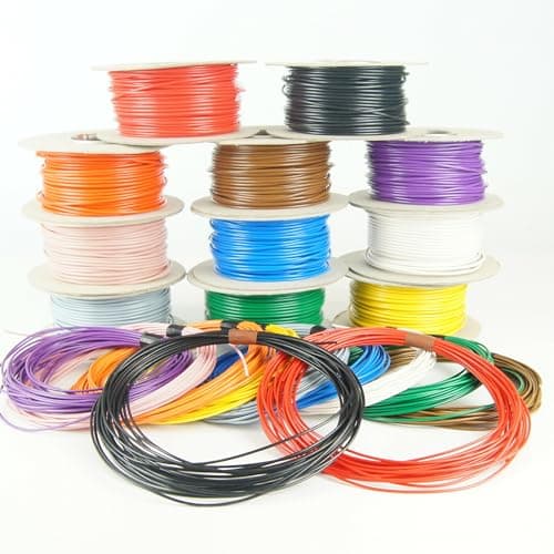 Image of BMF DIRECT Single Core 16.5 AMP Rated 1mm² Stranded Copper Cable 12V 24V Thin Wall Wire (PURPLE, 10M Coil)