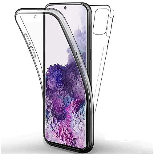 Image of NWNK13 For Samsung Galaxy A71 Phone Case Crystal Clear Slim Fit Heavy Duty Front Back Protective Case Built-in Screen Protector Full Body Mobile Phone Cover for Samsung A71 (Clear)