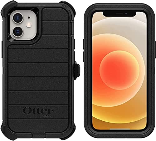 Image of OtterBox Defender Series Case & Holster for Apple iPhone 12 Mini - Black