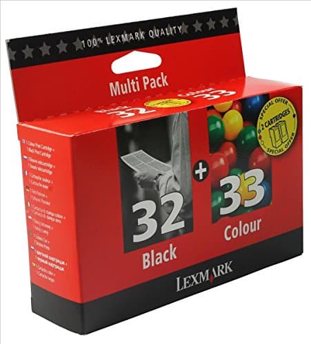 Image of Lexmark Combo-Pack 32, 33 Black and Colour Print Cartridges
