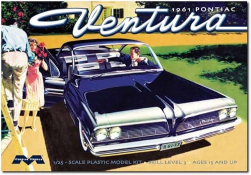 Image of Moebius Models 2851 1961 Pontiac Ventura SD Model Kit