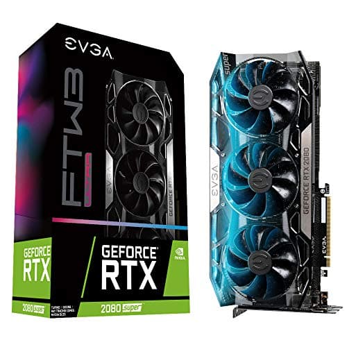 Image of EVGA GeForce RTX 2080 Super FTW3 Ultra Gaming, 08G-P4-3287-KR, 8GB GDDR6, iCX2 Technology, RGB LED, Metal Backplate