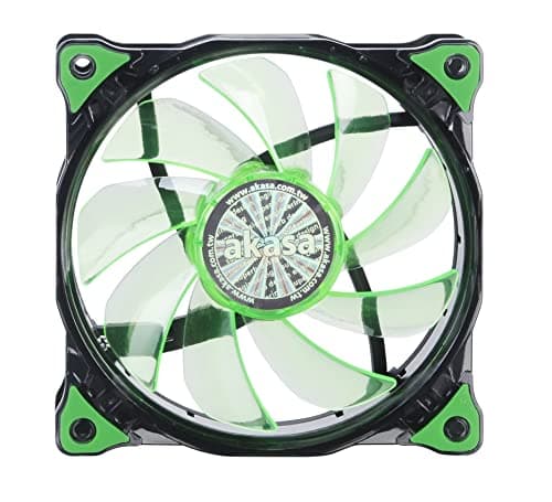 Image of Akasa Vegas 120mm Green LED Cooling Fan AK-FN091-GN