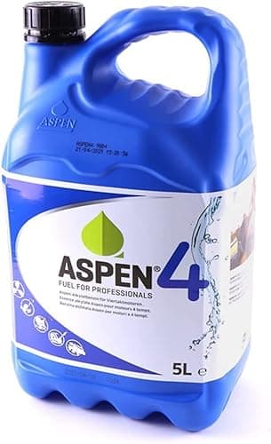 Image of Aspen 4 ALKYLATE PETROL FUEL FOR 4 STROKE ENGINES MOWERS, CARS, BIKES PETROL OUTBOARD 5L