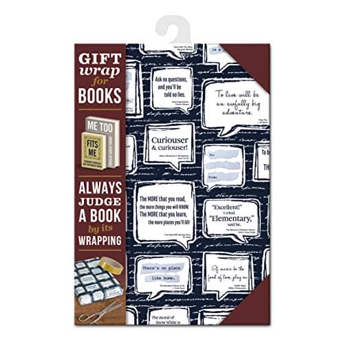 Image of IF Gift Wrap for Books - Who Said That? (Wrapping Paper)