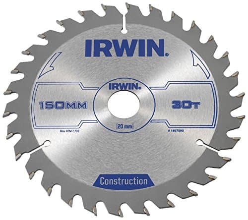 Image of IRWIN IRW1897090 150 x 20mm 30-Teeth Circular Saw Blade with ATB Tooth Grind
