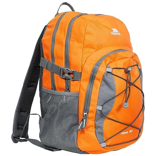 Image of Trespass Mens Backpack Albus - Perfect Rucksack for School Hiking Camping or Work, 30 Litre with Padded Straps, Multi Function With Internal Pockets