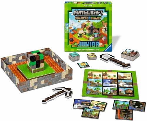 Image of Ravensburger Minecraft Board Games Builders And Biomes Jr