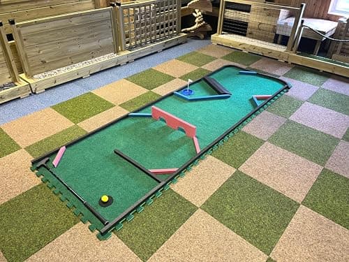 Image of Create Your Own Mini Crazy Golf Course - Indoor Outdoor - Kids & Adults (3 Section Course + Obstacles)