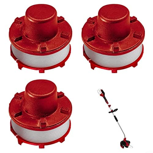 Image of Pack of 3 Spool Line for Einhell Grass Trimmer Line Grass Trimmer Replacement Parts GE-CT 36 30 Li E Thread Spool