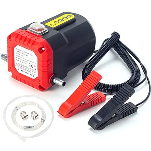Image of YaoFaFa 12V 60W Oil Change Pump Extractor With Overload Protection,Upgraded Engine Oil Extraction Diesel Fluid Pump Extractor Scavenge Suction Transfer Pump, Electric Oil Pump with Tubes