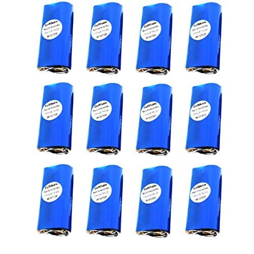 Image of DEFMATE 12 Count 4.33" x 243' (110mmx74m) Thermal Wax Ribbons 1/2" Core Thermal Transfer Wax Ribbon for Zebra,TEC,DATAMAX,INTERMEC,Avery,Citizen,SATO,TSC,GODEX,ARGOX