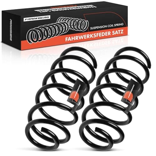 Image of Frankberg 2x Coil Spring Front Axle Left Right coil spring Compatible with Trax SUV 2012-2025 Mokka/Mokka X J13 SUV 2012-2025 Replace# 95104195