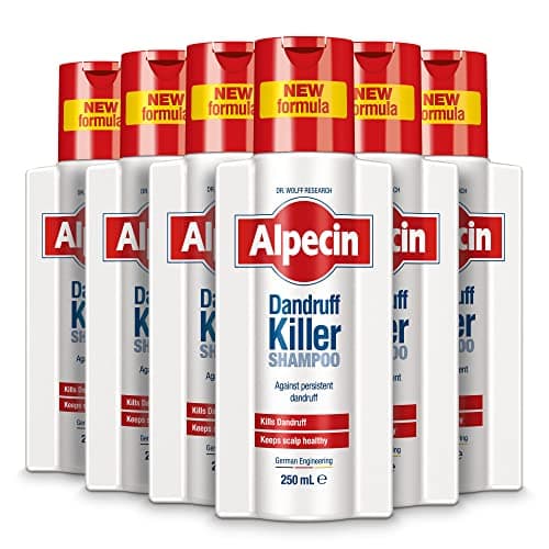 Image of Alpecin Dandruff Killer Shampoo 6x 250ml | Effectively Removes and Prevents Dandruff | Hair Care for Men Made in Germany