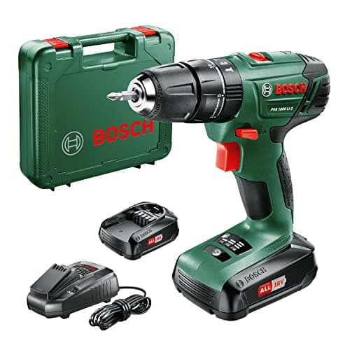 Image of Bosch Cordless Combi Drill PSB 1800 LI-2 (2 batteries, 18 Volt System, in carrying case)
