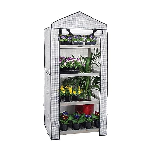Image of VegTrug Nursery Greenhouse & PE Cover, Grey Wash