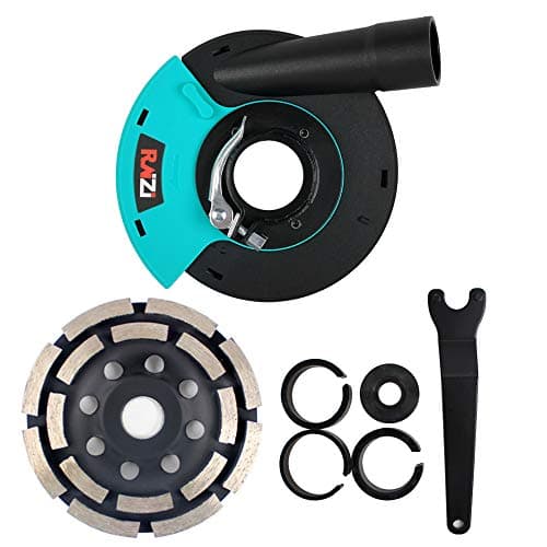 Image of Raizi 125 mm Universal Surface Grinding Dust Shroud Hand Angle Grinder+125 mm Diamond Grinding Cup Wheel