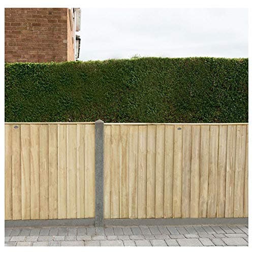 Image of Forest Garden 6ft x 3ft (1.83m x 0.93m) Pressure Treated Closeboard Board Fence Panel - Pack of 3