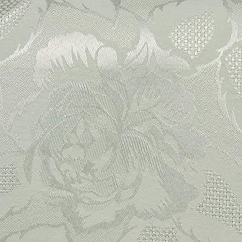 Image of Emma Barclay Damask Rose - Jacquard Table Cloth in White - 60x84 (152x213cm)