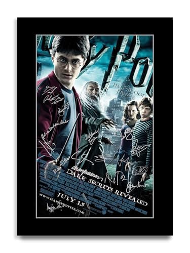 Image of HWC Trading Harry Potter and the Half-Blood Prince Gifts Printed Poster Signed Autograph Picture for Movie Memorabilia Fans (ID-003196) - A4 Print Only
