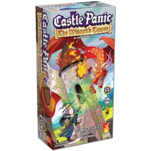 Image of Fireside Games The Wizard’s Tower ⎸Castle Panic Expansion ⎸Board Game for Adults and Family ⎸Cooperative Board Game ⎸Ages 8+ ⎸for 1 to 6 Players