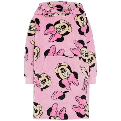 Image of Disney Minnie Mouse Oversized Wearable Blanket Hoodie - 3-4 Years 104cm Pink