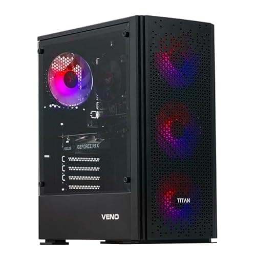 Image of Veno Scorp Intel Core i7 2600 16GB Ram 512GB SSD RX 550 Windows 11 Gaming PC USB 3.0