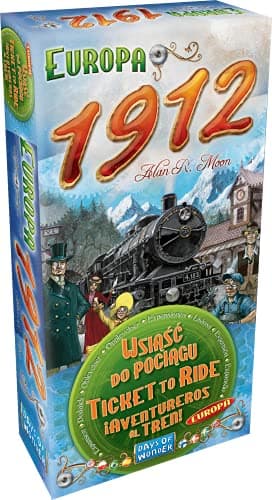 Image of Days of Wonder ASMODEE Ticket to Ride – Europe 1912 Expansion Pack (DOW720111)