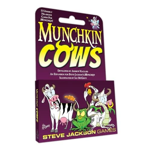 Image of Steve Jackson Games | Munchkin Cows | Fast-Paced Card Game Expansion for 3 to 6 Players | Ages 10 and Up | English