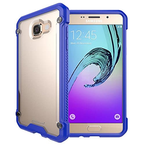 Image of TECHGEAR Galaxy A5 2016 Case - [Fusion Armour] Premium Slim Hybrid Tough Rugged Protective Bumper Case Heavy Duty Protection Cover Compatible with Samsung Galaxy A5 2016 (SM-A510 Series) - Blue