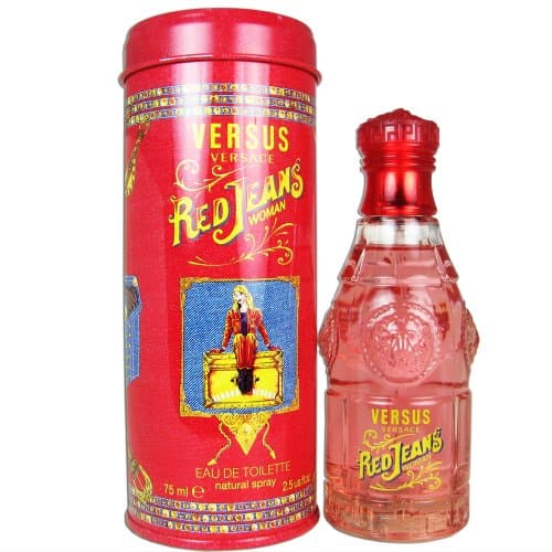 Image of Versace Versus Red Jeans For Women Eau De Toilette Spray, 2.5 Ounce