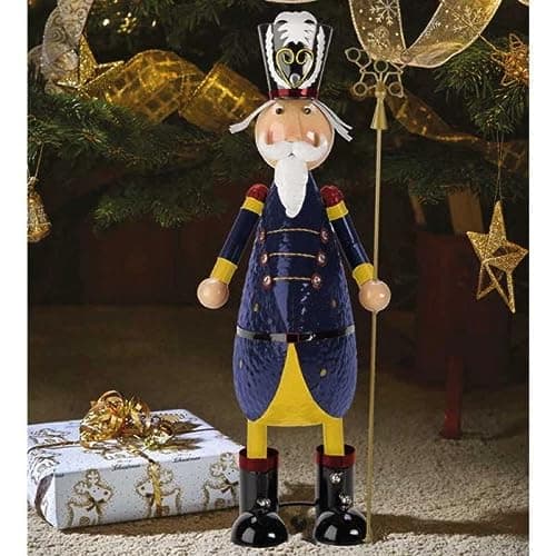 Image of Smart Garden Three Kings Polka Nutcracker Garden Or Home Christmas Metal Ornament, Multi, Multicolor