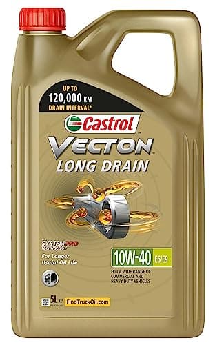 Image of Castrol Vecton Long Drain 10W-40 E6/E9 Engine Oil, 5 L