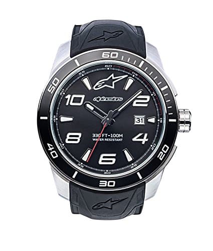 Image of Alpinestars Mens Quartz Watch, Analogue Classic Display and Silicone Strap 1036-96007