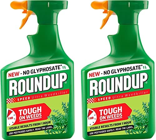 Image of Roundup Speed Ultra Weedkiller Ready to Use Spray (1L) x 2