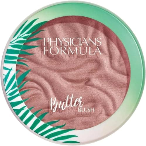 Image of Physicians Formula Murumuru Butter Blush, Creamy Powder Blush Infused with Murumuru Butter for a Radiant Goddess Glow, Silky Soft Texture, Plum Rose Shade