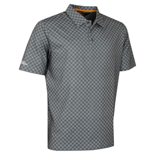 Image of Oscar Jacobson Mens Guildford Lightweight Polo Shirt - Pewter - M