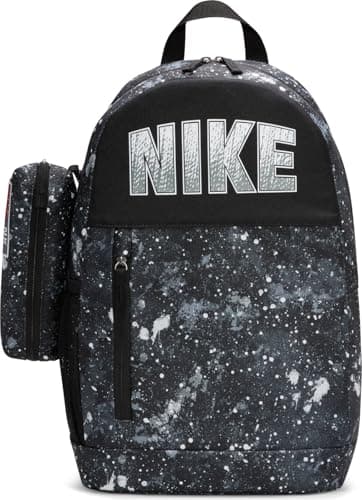 Image of Nike Youth Elemental Backpack - Cat Aop Fa24, Smoke Grey/Black/Smoke Grey, FZ2541-084, MISC, Smoke Grey/Black/Smoke Grey, standard size, Young Athletes