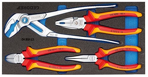 Image of Gedore VDE Pliers Set in 1/3 ct Module, 1500 CT1 VDE 142