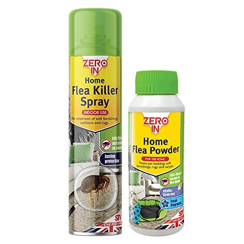 Image of Zero In COM006 Flea Killer Kit, Includes Flea Killer Spray and Flea Killer Powder