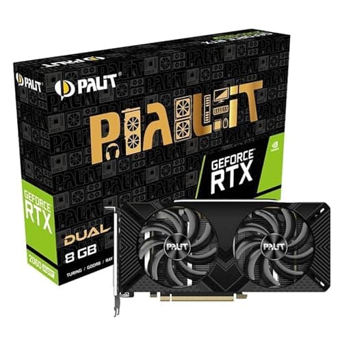 Image of Palit GeForce RTX 2060 SUPER Dual 8GB Graphics Card, NE6206S018P2-1160A-1