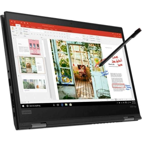 Image of Lenovo Thinkpad X390 Yoga 2-in-1 Touchscreen Laptop, 13.3-Inch (1920 x 1080), Intel Core i5-8265U, 8GB RAM, 256GB SSD, Pen, QWERTY Keyboard, Windows 11 Pro (Renewed)