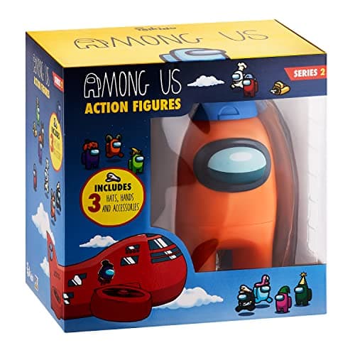 Image of Among Us Collectible Action Figures With Accessories - Series 2 (Orange) 17cm