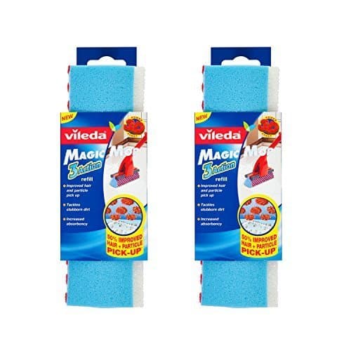 Image of Vileda Magic Mop 3 Action Refill, Pack of 2 by Vileda