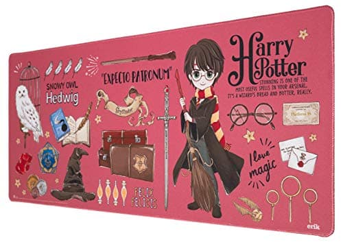 Image of Grupo Erik XXL Mouse Pad - Harry Potter Gifts | Gaming Desk Mat 31.5 x 13.8 inches, Non-Slip Rubber Keyboard & Mouse Mat Large | Gaming Gifts Gamer