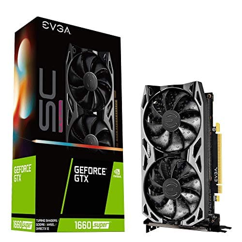 Image of EVGA GeForce GTX 1660 Super Sc Ultra Gaming, 6GB GDDR6, Dual Fan, Metal Backplate, 06G-P4-1068-KR