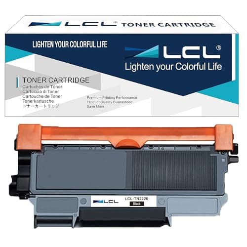 Image of LCL TN2220 Toner Cartridge Replacement for Brother TN2220 TN2210 TN-2220 TN-2210 for Brother MFC-7360N MFC-7460DN MFC-7860DW FAX-2840 FAX-2940 HL-2130 HL-2135W HL-2240 HL-2250DN DCP-7055 (1Black)